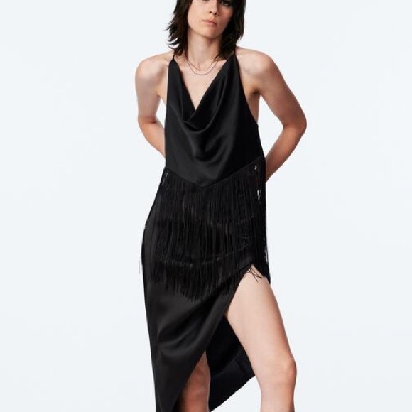 BLOGGERS FAVE ZARA FRINGED TOP - Picture 6 of 10